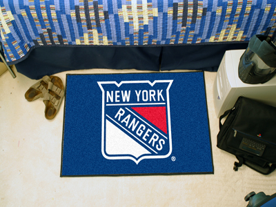 Officially Licensed NHL Holiday Sweater Rug 19x30 - New York Rangers