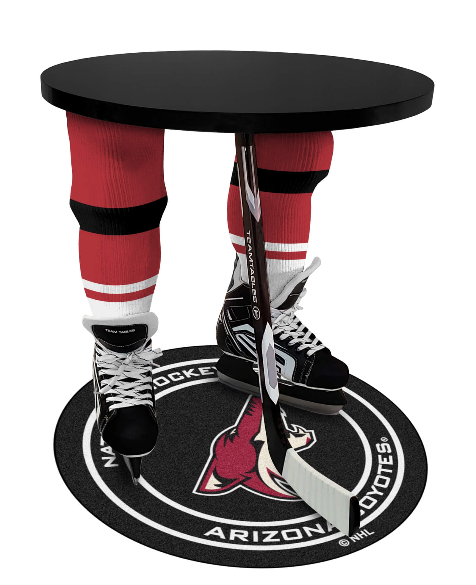 sports memorabilia custom team tables nhl hockey