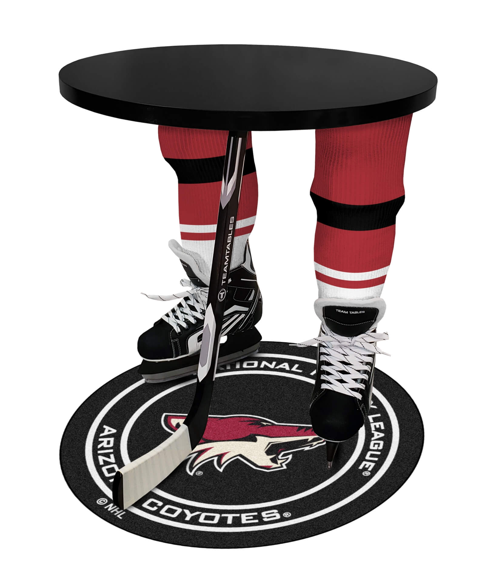 sports memorabilia custom team tables nhl hockey