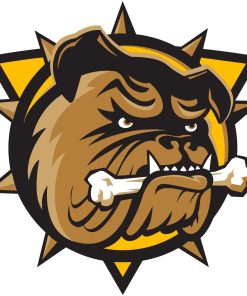 Hamilton Bulldogs 5" x 7" Team Decal