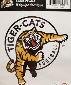 Hamilton Tiger Cats 5" x 7" Team Decal