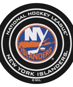 Alternative view of NHL - New York Islanders Puck Mat 27" diameter