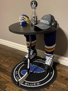 St Blues Fan Table